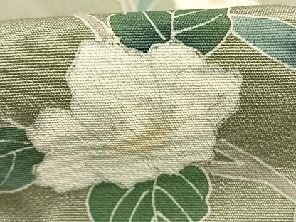 平和屋着物●訪問着　友禅　枝花文　暈し染め　正絹　逸品　AABK7519fy