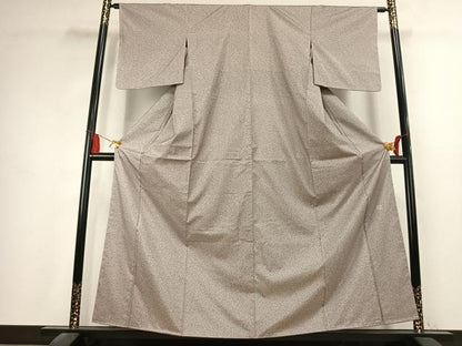 平和屋着物●本場染大島紬　作家物　霞文　正絹　逸品　未使用　AABK7522fy