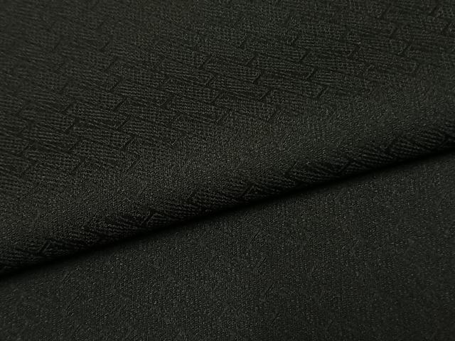 平和屋着物●染色作家　斉藤三才　訪問着　片身替わり　霞文　正絹　逸品　AABK7531fy
