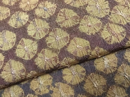 平和屋着物●上質な紬　流彩しぼり　蜘蛛絞り　証紙付き　正絹　逸品　未使用　AABK7539fy