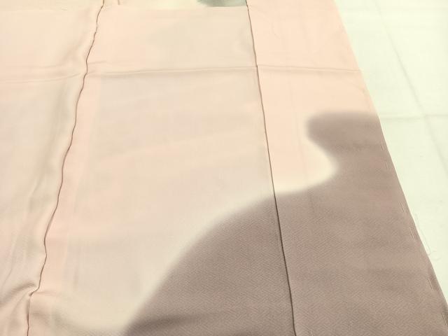 平和屋着物●訪問着　作家物　流水文　暈し染め　金彩　丹後ちりめん　仮絵羽　正絹　逸品　未使用　AABK7546fy