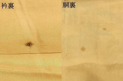 平和屋着物●小千谷紬　風景文　高島屋扱い　正絹　逸品　AABK7548fy