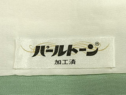 平和屋着物●皇室デザイナー　中村乃武夫　訪問着　樹林文　正絹　逸品　AABK7555fy