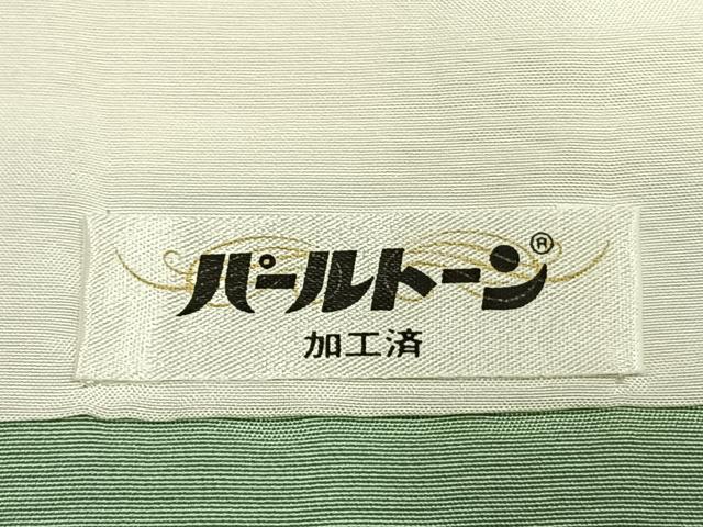 平和屋着物●皇室デザイナー　中村乃武夫　訪問着　樹林文　正絹　逸品　AABK7555fy