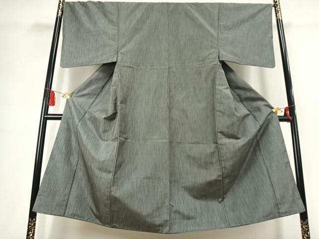 平和屋着物●男性　紬　縞　正絹　逸品　AABK7558fy