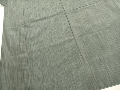 平和屋着物●男性　紬　縞　正絹　逸品　AABK7558fy