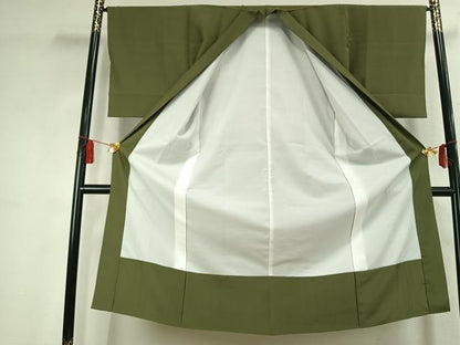 平和屋着物●男性　長襦袢　袷　霞文　暈し染め　正絹　逸品　AABK7560fy