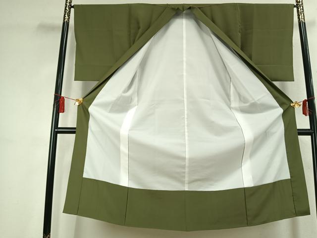 平和屋着物●男性　長襦袢　袷　霞文　暈し染め　正絹　逸品　AABK7560fy