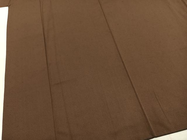 平和屋着物●男性　お召　アンサンブル　色無地　憲法色　正絹　逸品　AABK7562fy