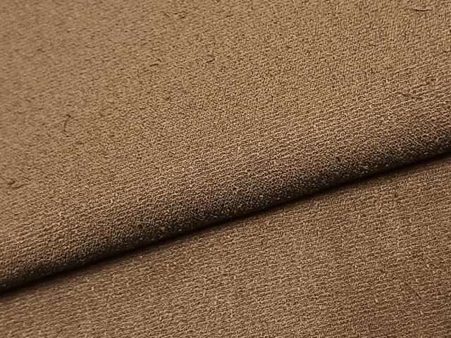 平和屋着物●男性　お召　アンサンブル　色無地　憲法色　正絹　逸品　AABK7562fy