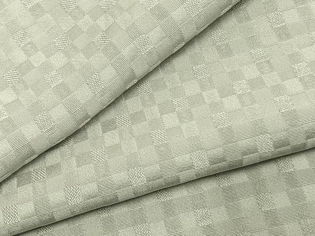 平和屋着物●上質な色無地　市松地紋　紫水晶色　ロング丈　正絹　逸品　AABK7566fy