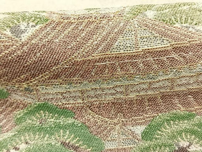 平和屋着物●豪華色留袖　寿光織　風景文　暈し染め　金糸　正絹　逸品　AABK7574fy