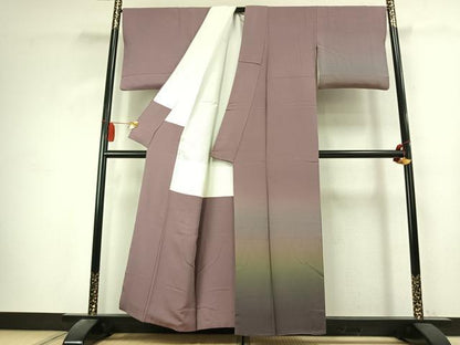 平和屋着物●一蔵コレクション　訪問着　霞文　暈し染め　正絹　逸品　AABK7592fy