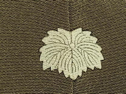 平和屋着物●上質な色無地　根岸色　正絹　逸品　AABK7594fy