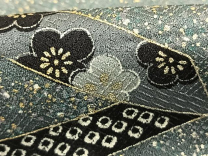 平和屋着物●訪問着　絞り　花唐草熨斗文　暈し染め　金彩　正絹　逸品　AABK7601fy