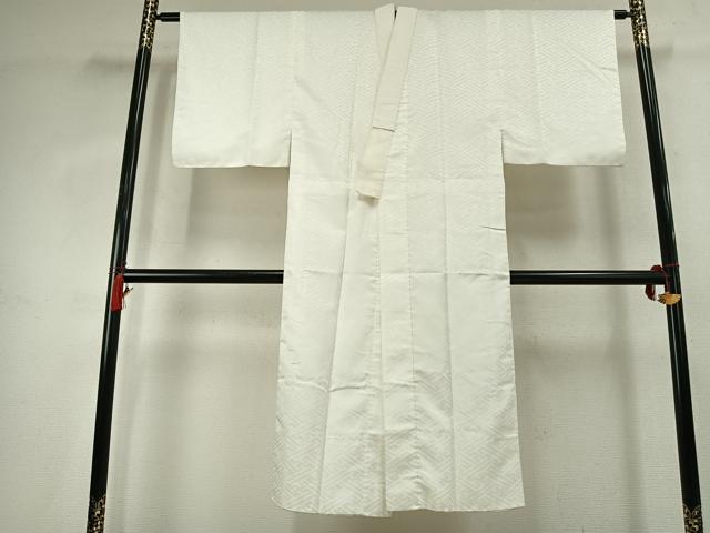 平和屋着物●男性　長襦袢　袷　紗綾形地紋　洗える着物　AABK7602fy