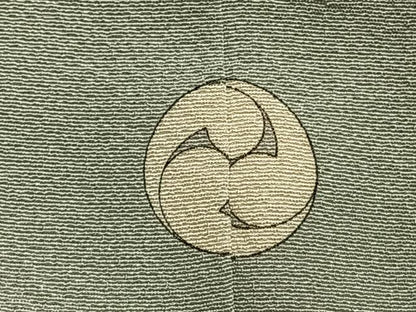 平和屋着物●上質な色無地　作家物　幻の染　岩石染　蕎麦切色　正絹　逸品　AABK7607fy