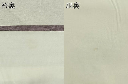 平和屋着物●上質な小紋　つくし　正絹　逸品　AABK7619fy