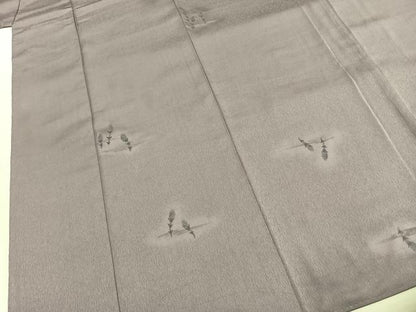 平和屋着物●上質な小紋　つくし　正絹　逸品　AABK7619fy