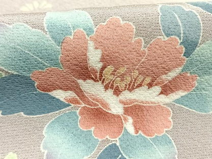 平和屋着物●豪華色留袖　友禅　風景枝松花文　暈し染め　正絹　逸品　AABK7620fy