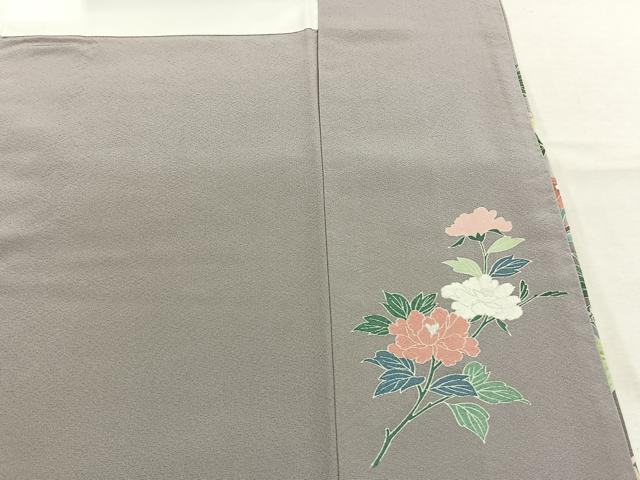 平和屋着物●豪華色留袖　友禅　風景枝松花文　暈し染め　正絹　逸品　AABK7620fy