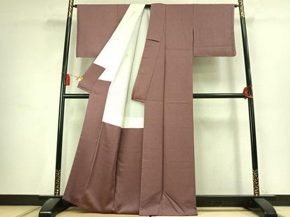 平和屋着物●江戸小紋　鮫小紋柄　正絹　逸品　未使用　AABK7628fy