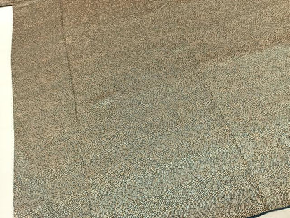 平和屋着物●上質な小紋　幾何学文様　正絹　逸品　未使用　AABK7630fy