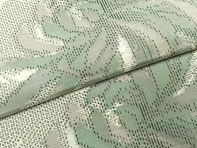 平和屋着物●上質な紬　舞花文　正絹　逸品　AABK7632fy