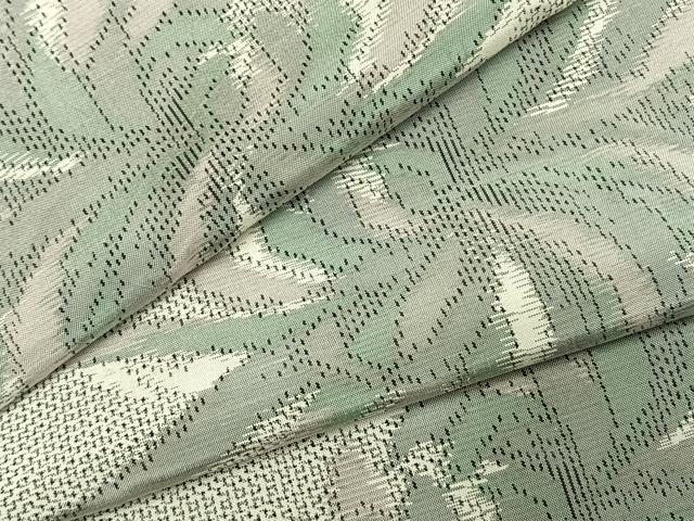 平和屋着物●上質な紬　舞花文　正絹　逸品　AABK7632fy