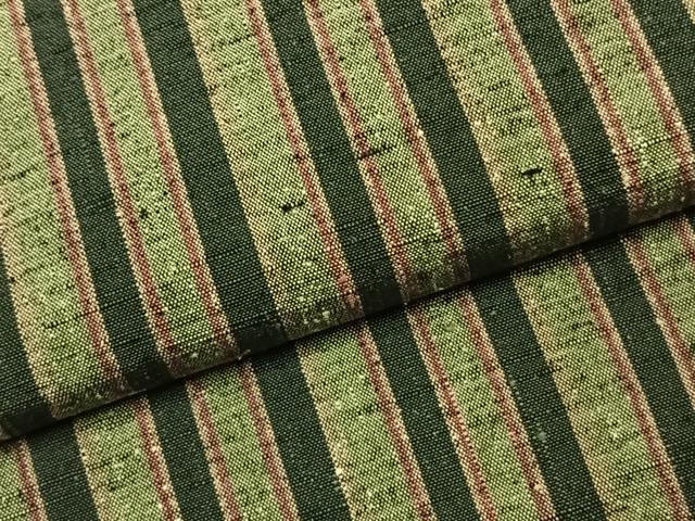 平和屋着物●上質な紬　縞　鈴乃屋扱い　正絹　逸品　AABK7633fy
