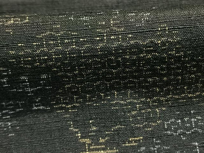 平和屋着物●結城紬　80亀甲　草花文　飛び亀甲柄　正絹　逸品　AABK7640fy