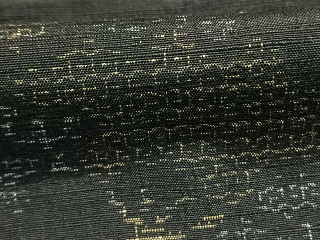 平和屋着物●結城紬　80亀甲　草花文　飛び亀甲柄　正絹　逸品　AABK7640fy