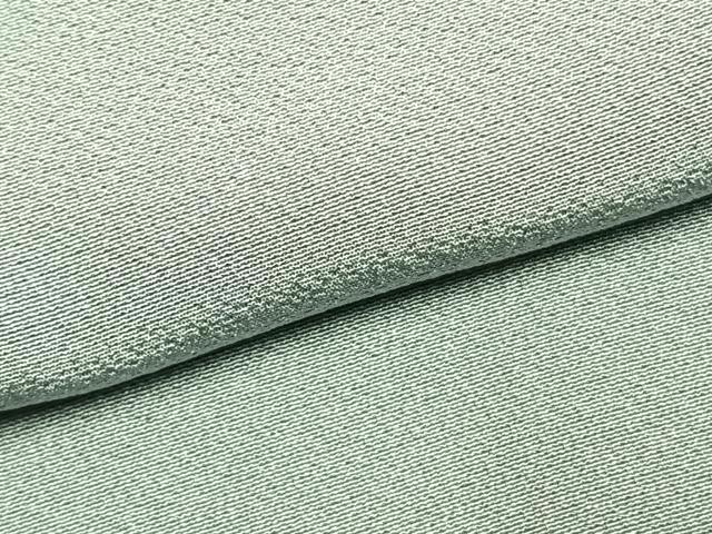 平和屋着物●上質な色無地　千草鼠色　正絹　逸品　AABK7644fy