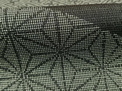 平和屋着物●本塩沢　訪問着　亀甲麻の葉文様　正絹　逸品　AABK7649fy