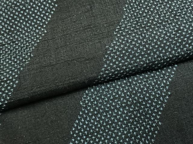 平和屋着物●上質な紬　斜縞　ゑり善扱い　正絹　逸品　AABK7651fy