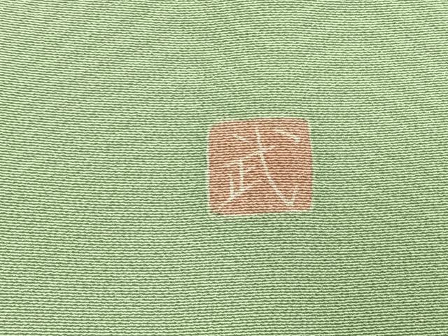 平和屋着物●豪華色留袖　友禅　作家物　風景花文　正絹　逸品　AABK7660fy