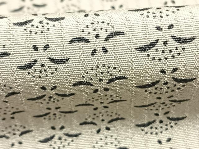 平和屋着物●上質な小紋　抽象文様　正絹　逸品　AABK7661fy