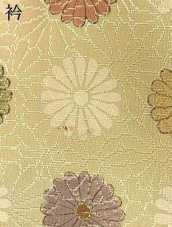 平和屋着物●上質な小紋　地紋起こし　花尽くし　金彩　正絹　逸品　AABK7663fy
