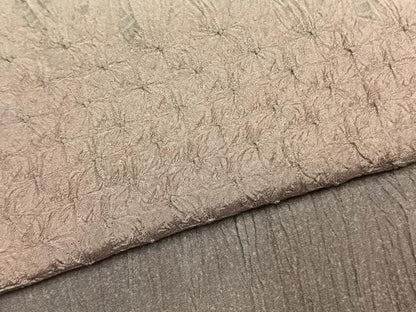 平和屋着物●本場染大島紬　訪問着　絞り　霞文　正絹　逸品　AABK7668fy