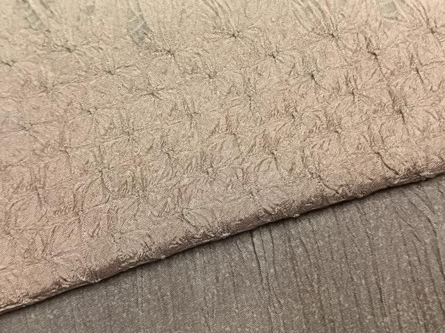 平和屋着物●本場染大島紬　訪問着　絞り　霞文　正絹　逸品　AABK7668fy