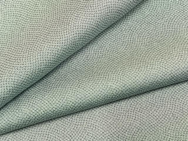 平和屋着物●お召　鹿の子文様　暈し染め　正絹　逸品　未使用　AABK7674fy