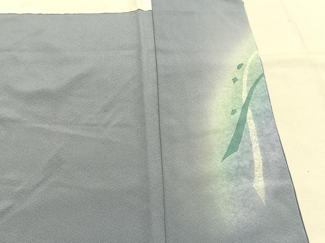 平和屋着物●上田耕三　訪問着　抽象文様　暈し染め　正絹　逸品　未使用　AABK7679fy