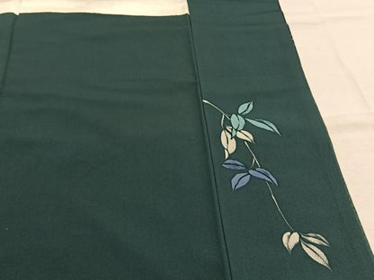 平和屋着物●本場染大島紬　訪問着　ろうけつ染め　南天文　正絹　逸品　AABK7682fy