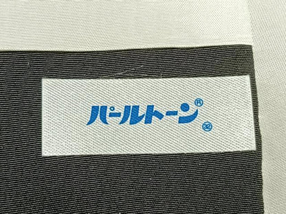 平和屋着物●上質な小紋　松葉文　金彩　正絹　逸品　AABK7683fy