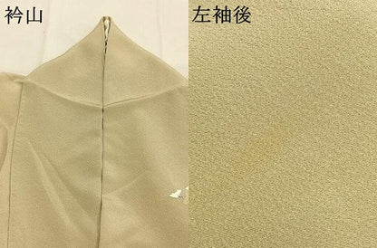 平和屋着物●訪問着　友禅　童子遊び　正絹　逸品　AABK7688fy