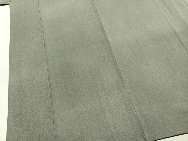 平和屋着物●伝統工芸士　保科信　江戸小紋　万筋　黒色×白色　正絹　逸品　AABK7700fy