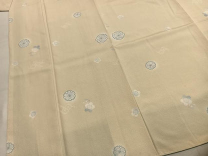 平和屋着物●上質な小紋　舞桜文　蛍暈し　正絹　逸品　AABK7711fy