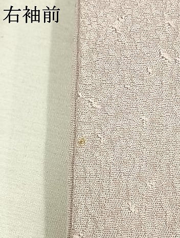 平和屋着物●訪問着　刺繍　飛鳥枝梅松文　暈し染め　金糸　銀彩　正絹　逸品　AABK7713fy
