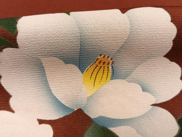 平和屋着物●豪華振袖　草花文　暈し染め　金銀彩　正絹　逸品　AABK7726fy
