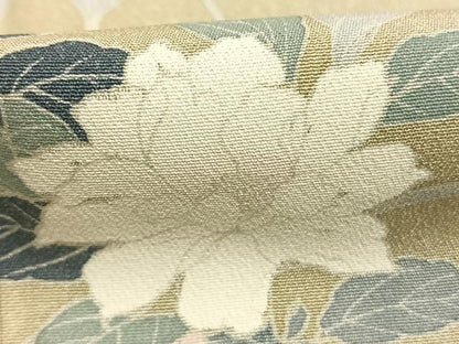 平和屋着物●訪問着　友禅　枝花文　暈し染め　正絹　逸品　AABK7733fy